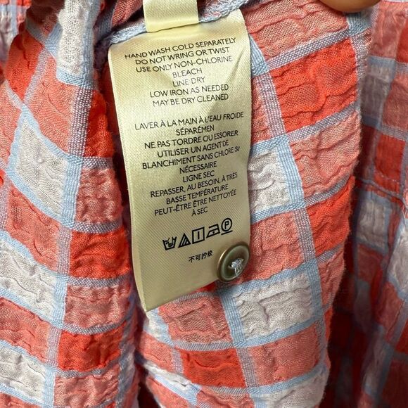 Anthropologie Pilcro Neve Tiered Blouse in Coral
L NWOT - Picture 10 of 11